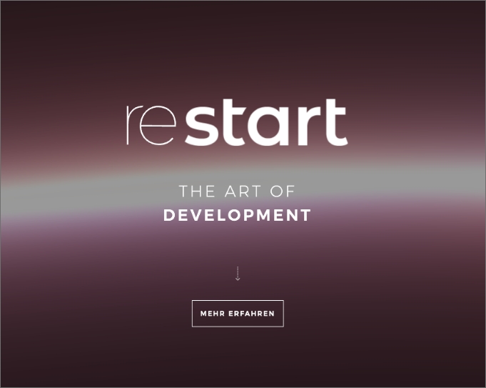 Startseite von restart